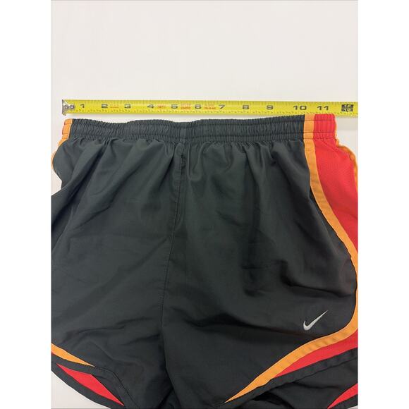 Nike Dri-Fit Tempo Running Shorts Large 12-14 Gray & Orange Trim Athletic - Picture 7 of 9